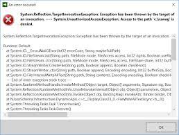 Nswagstudio Unauthorizedaccessexception When Specifying Output File Path Issue 991 Ricosuter Nswag Github