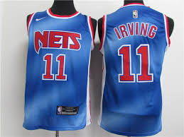 (uncle drew, ankletaker, world b. Nets 11 Kyrie Irving Blue 2021 Nike Classic Edition Swingman Jersey