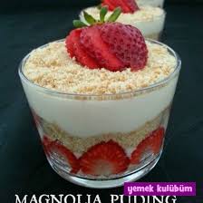 Magnolia Puding Tarifi Yemek Kulubum Yemek Tarifi Tatli Tarifleri Tatli Yemek Tarifleri
