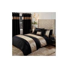 Monika strigel really mermaid mystic blue comforter by deny designs. Capri Bedding Set Black Gold