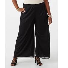 Sparkle Mesh Palazzo Pants Pants Dress Barn Pants Dress Barn Dresses