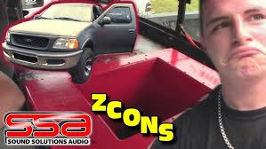 SSA ZCON Subwoofer Box w/ RED Splattered Paint