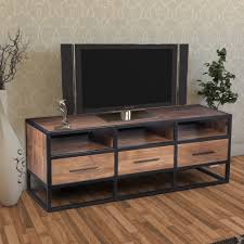 Offering a wide variety of home furniture at the best value to local and international dealers. Acacia Wood Tv Unit With Metal Frame Walnut Brown And Black In 2021 Wood Tv Unit Wood Tv Console Solid Wood Tv Stand
