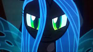 2167544 Changeling Former Queen Chrysalis Frenemies Episode Looking At You Queen Chrysalis Safe Screencap Solo Changeling Queen Chrysalis Frenemies