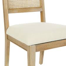 Wood And Linen Cane Back Jakob Dining Chairs World Market In 2020 Dining Chairs Dining Chair Set Chair Set