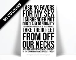 Sarah Grimke Quote Art Print Take Their Feet Off Our Necks Etsy In 2020 Art Prints Quotes Art Quotes Political Art