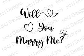 Download Will You Marry Me Svg Wedding Clipart Graphic By Nnj Designs Creative Fabrica PSD Mockup Templates