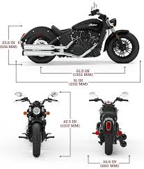 When it ran with the retro rides in 2014 , our test rider said that a low center of gravity makes you want to bury the scout into every corner you approach, but then you're reminded it's a cruiser with a nasty screech wheelbase. Indian Scout Sixty Specs