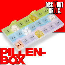 Купить tablettenbox 1 tag 4 faecher, 1 st в москве. Tablettenbox Pillenbox Pillendose Wochenbox 7 Tage 3 Facher Medikamentenorganizer Fur Eine Woche Discountbros Gunstiger Geht Nicht