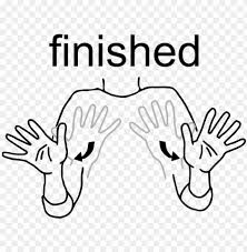 Big Ideas 4 Little People All Done Sign Language Clipart Png Image With Transparent Background Toppng Best quality, free unlimited download. language clipart png image