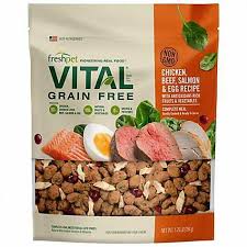 In this fresh dog food review, we also detail what the differences are between nom nom, the farmer's dog, ollie, pet plate, among others. Freshpet Vital Complete Meals Grain Free Chicken Beef Salmon Eggs Fresh Dog Food 1 75 Lbs