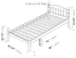 Twin Bed Xl Dimensions Georgeault Co