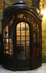 Housekeeper S Cabin In Casa Francesc Cama Art Nouveau In Barcelona Art Nouveau Exterior Design Patio Windows