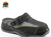 White Kitchen Slipper Steel Toe Breathable Summer Sandal ESD Medical Safety Shoes for Restaurant