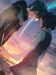 108 images about profile pic for couples on we heart it see. Anime Couple Kimi No Na Wa Wallpaper 1440x1920 1053815 Wallpaperup