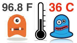 36 celsius = 96.8 degree fahrenheit Celsius To Fahrenheit Conversion Trick Youtube