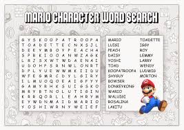 My Super Mario Boy Super Mario Printable Word Searches In 2020 Mario Bros Party Super Mario Bros Party Super Mario Birthday Party