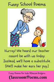 Funny School Poems Funny Poems For Kids Poems About School Kids Poems