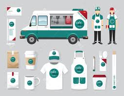 Learn exactly how to design a great food truck layout! Vector Restaurant Cafe Design Set Street Food Truck Shop Flyer Royalty Free Cliparts Vectors And Stock Illustration Image 43194415