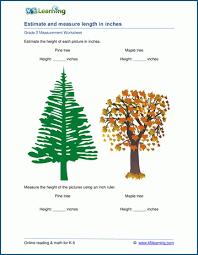 Grade 2 Measurement Worksheets Estimating Lengths K5 Learning Measurement Worksheets Worksheets Free Math Worksheets
