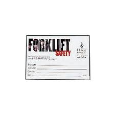 With all our premium templates you will get the fully editable ms word Forklift Training Wallet Cards Seton