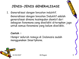 Tugas pengantar ilmu sosial universitas pendidikan indonesia nama : Penalaran Induktif Generalisasi Analogi Dan Kausal Ppt Download