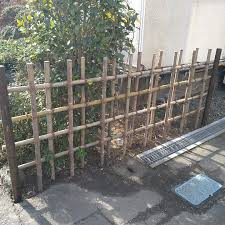 久しぶりに作った四ツ目垣 東区O様邸 | なおか園芸の日々