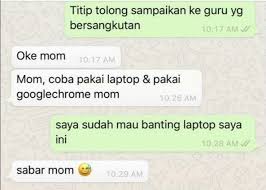 We did not find results for: Viral Curhat Emak Mulai Emosi Anak Sekolah Online Endingnya Kocak