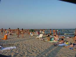 The danube flows into the black sea via the chilia, sulina, and st. At The Beach Picture Of Sulina Tulcea County Tripadvisor