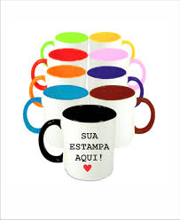 Enfim, pode confiar, a caneca colorida alça e interior vermelha personalizada ficará linda depois de personalizada! Caneca De Louca Personalizada C Interior E Alca Coloridos Mr2 Grafica