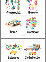 Epingle Par Christine Techer Etheve Sur Pictogramme Etiquettes De Jouets Semainier Enfant Jeux