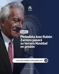 ⚖ #Justicia: El comunicador, de 69 años, fue detenido en julio de 2022  después de haber lanzado fuertes críticas por corrupción contra el  presidente en aquel momento, Alejandro Giammattei, y permanece en