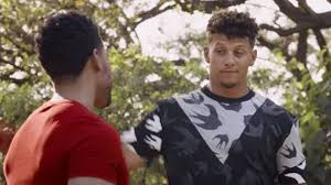 I'm sorry i am not in the insurance business, it's up to you to inform your customers of all their options, it is not up to me to know them. Patrick Mahomes Cornhole Skills In New State Farm Commercial The Kansas City Star