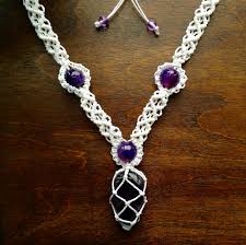 Today i want to show you how to make elegant macrame pendant for chain necklace. 19 Macrame Necklace Patterns Guide Patterns