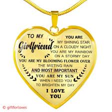 Best Birthday Gift For My Girlfriend To My Girlfriend Luxury Necklace Best Gift For Girlfriend On First Date You Are My Sun When I Need You To Brighten My Day I Love You 655go Girlfriend