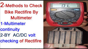 Forward bias of positive circuit diodes. How To Test Bike Rectifier Regulator By Multimeter 2 Proved Methods Youtube