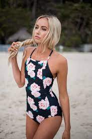 In Dream Rose Cute One Piece Swimsuits Bathing Suits For Teens Womens Swimsuits Bikini