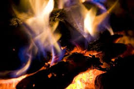 The hottest flame is violet on the color spectrum and white in the visible spectrum. Blue Fire