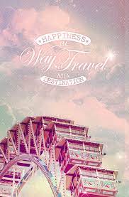 Travel Line Deco Wallpaper