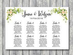 Wedding Guest Template Online Charts Collection