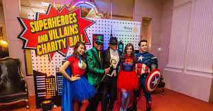 Girls cook for the guys! Charity Superhero Themed Gala Dinner Chunky Onion Productions