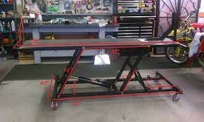 Lift Table Welding Table Motorcycle Lift Table