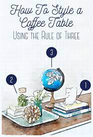 The Rule Of Three For Styling Your Coffee Table School Of Decorating Decorating Coffee Tables Home Decor Accessories Coffee Table Vignettes