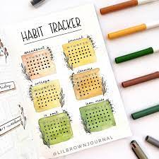 Habit Tracker For The Month Of October I Absolutely Love This And Definitely One Bullet Journal Inspo Bullet Journal October Habit Tracker Bullet Journal
