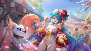 Rule 34 Dev - blue_eyes female floryn_(mobile_legends) kiwora  mobile_legends pink_hair|9642533416