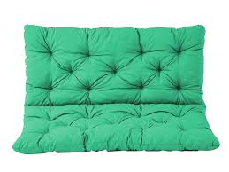Home Spaces Soft Rich Look Poly Cotton Quilted Patio Bench Cushion For Garden And Outdoor Set Of 1 40 X 38 Inches Mint Green Amazon In Home Kitchen