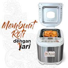Buku resep rebread pdf ilmusosial id resepi ini mudah dan sangat sedap. Rb Bread Maker 150 Silver Mesin Roti Otomatis Dengan 1 Jari Rbshop