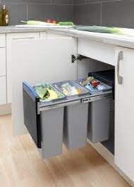 Built In Waste And Recycling Bin From Brabantia Kitchen Design Kitchen Built Ins Kitchen Furniture Design