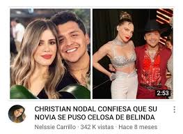 After dating for almost a year, the botella tras botella singer and belinda announced their. Nodal Y Belinda Confirman Noviazgo Se Desata El Escandalo Https Prensaarizona Com