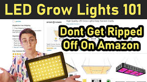 Maybe you would like to learn more about one of these? Led Grow Lights 101 What To Watch Out For When Buying From Amazon Com Youtube